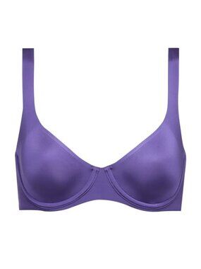 CUUP The Scoop Bra Micro Violet Satin 38E